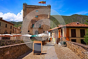 Potes infantado tower in Cantabria Spain photo