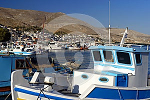 Pothia harbor on Kalymnos island