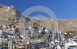 Pothia town and harbor