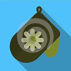 Potholder flat icon illustration