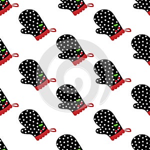 Potholder seamless pattern