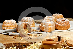 Potica/Potizza, Roll with walnuts