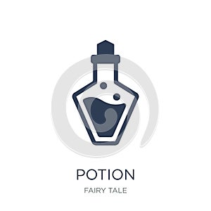 Potion icon. Trendy flat vector Potion icon on white background