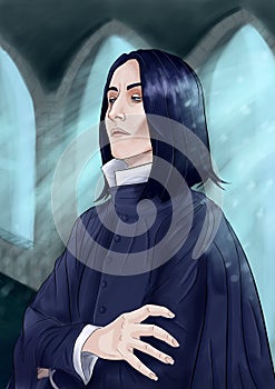 Potions Master Professor Severus Snape portrait