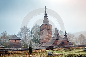 Potoky, dřevěný kostel svaté Paraskievy,