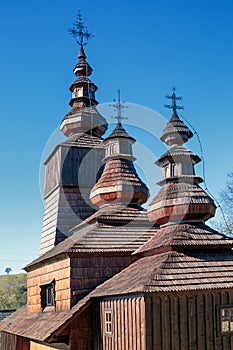 Potoky, drevený kostol sv. Paraskievy,