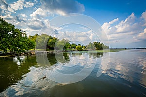 The Potomac River, in Alexandria, Virginia. photo