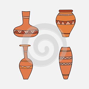 Pots element illustration