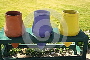 Pots or empty flowerpots