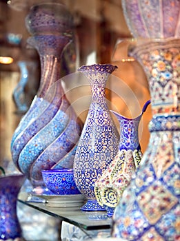 Pots store in old bazar