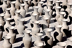 Pots on the street