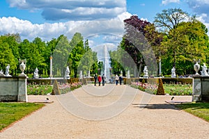 Potsdam, Germany - May 2019: Spring in Sanssouci park
