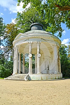 POTSDAM, GERMANY. The Temple of Friendship pavilion in the park of San Sushi