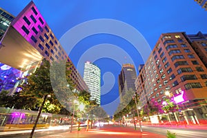 Potsdamer Platz plaza downtown cityscape Berlin Germany