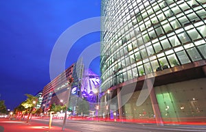 Potsdamer Platz plaza downtown cityscape Berlin Germany