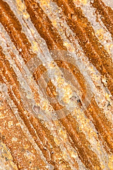 Potsherd, antique, closeup photo