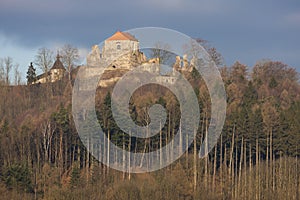 Potstejn ruins in Eastern Bohemia, Czech Republic