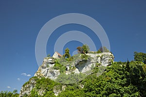 Pottenstein Castle in Franconian Switzerland