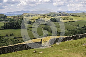 Potter Tarn lies east of Staveley