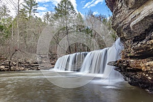 Potter`s Falls in Eastern Tennessee photo