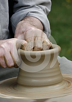 Potter's hands