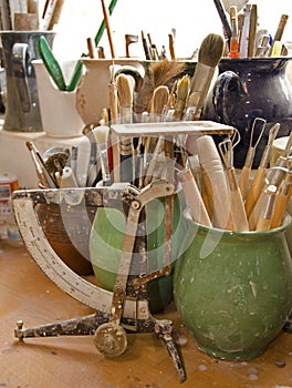 The potters implements photo