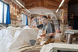 Potters at work photo