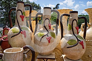 Pottery closeup in Honduras