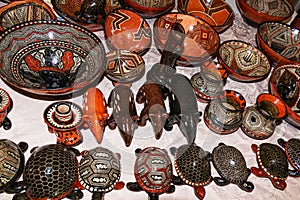 Pottery craft from the Ecuadorian Amazon region of Ecuador