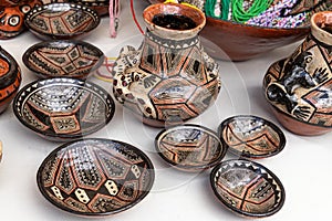 Pottery craft made by Quechua women from the Ecuadorian Amazon region