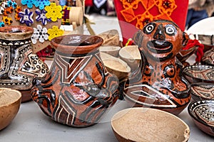 Pottery craft of Quechua women from the Ecuadorian Amazon region