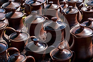 pottery, earthenware, clayware, crockery, stoneware