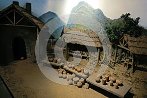 Pottery fabricating yard