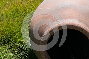 Pottery in the grasses