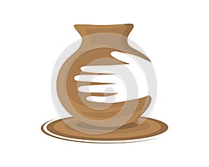Pottery Illustration visualized with Simple Illustration