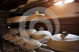 Pottery kitchen earthenware