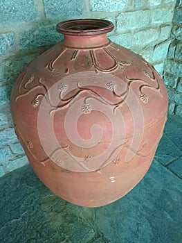 Pottery for made by sand with handcraft art