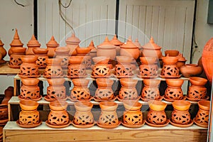 Pottery in the market