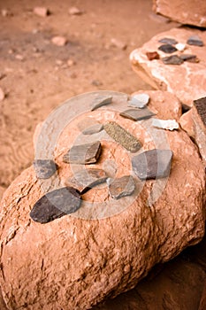 Pottery shards photo