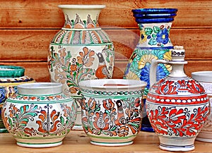 Traditional pottery in Romania