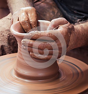 Pottery wheel photo