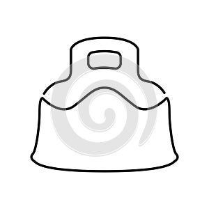 Potty icon,vector illustration