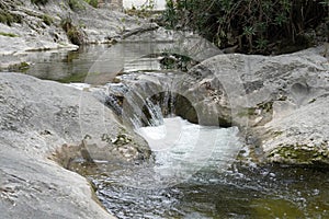 Pou Clar Water Falls in Ontinyent, Valencia, Spain