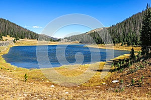 Poudre Lake in Rocky Mountains National Park