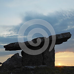 Poulnabrone Dolmen, Burren, County Clare, Ireland