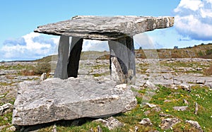 Poulnabrone Dolmen Tomb, County Clare Ireland 