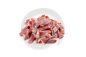 Poultry Offal Isolated, Raw Chicken Stomach, Poultry Giblets, Fresh Turkey Stomach, Chicken Gizzard