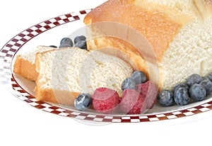 Pound Cake and Berries