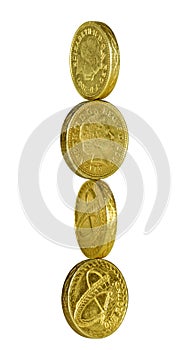 Pound coin balance photo