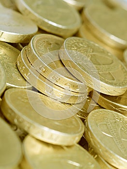 Pound coins photo